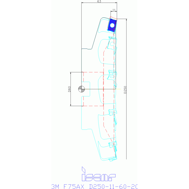 3M F75AX D250-11-60-20