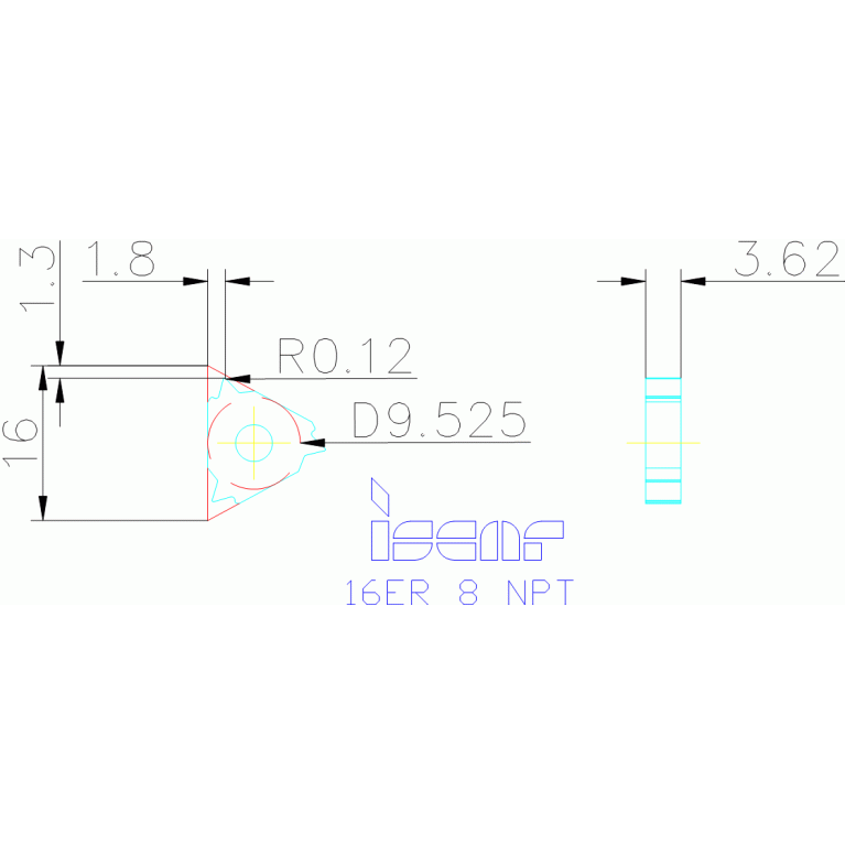 16ER 8 NPT IC908