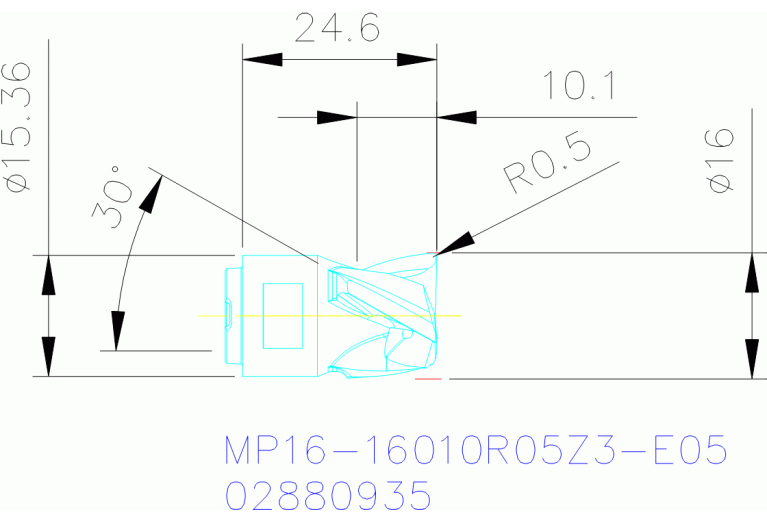 MP16-16010R05Z3-E05 F40M