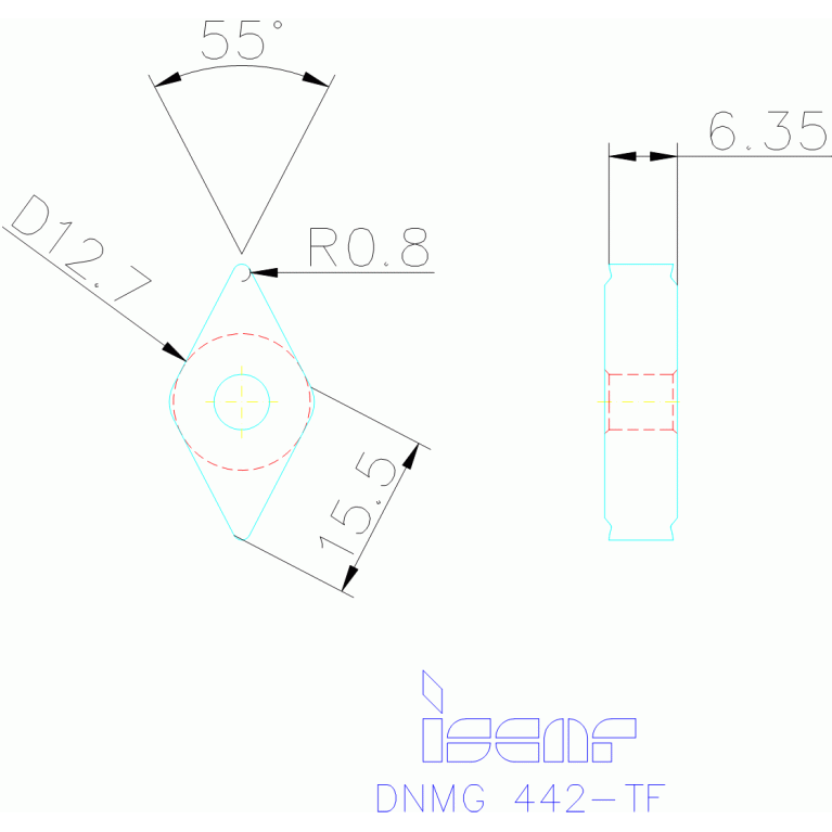 DNMG 150608-TF IC806