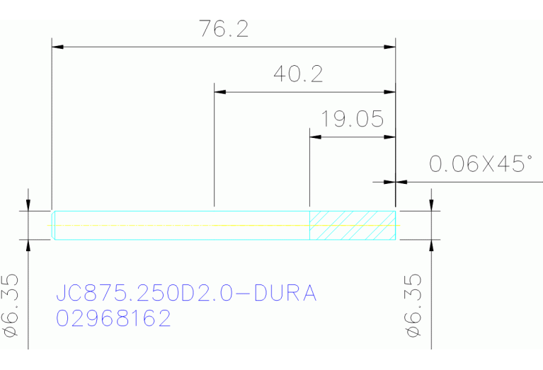 JC875.250D2.0-DURA