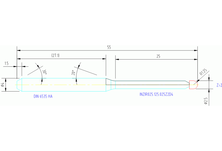 INZIR025.125.025Z2D4 IN3005