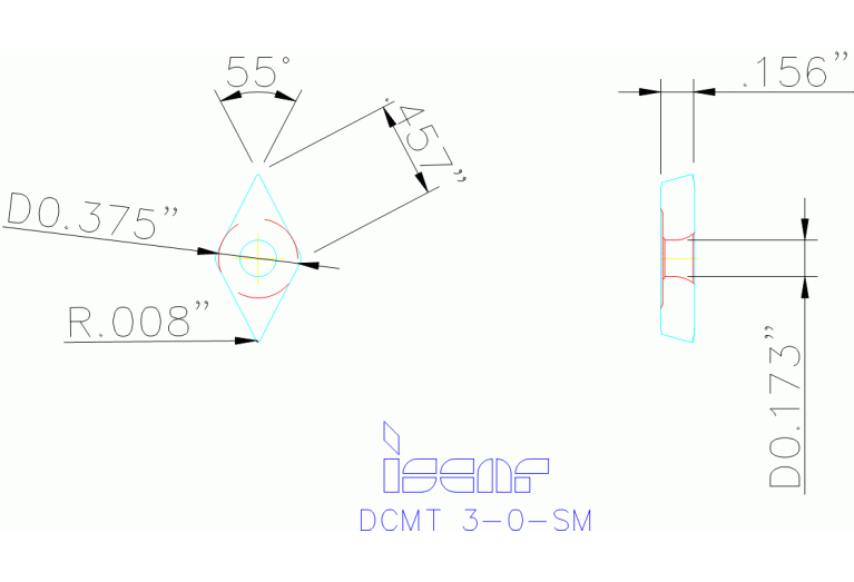 DCMT 11T302-SM IC6015