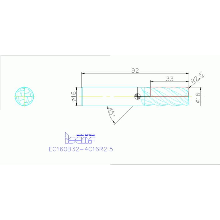 EC160B32-4C16R2.5 IC900