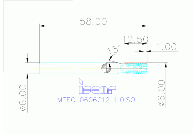 MTEC 0606C12 1.0ISO IC908