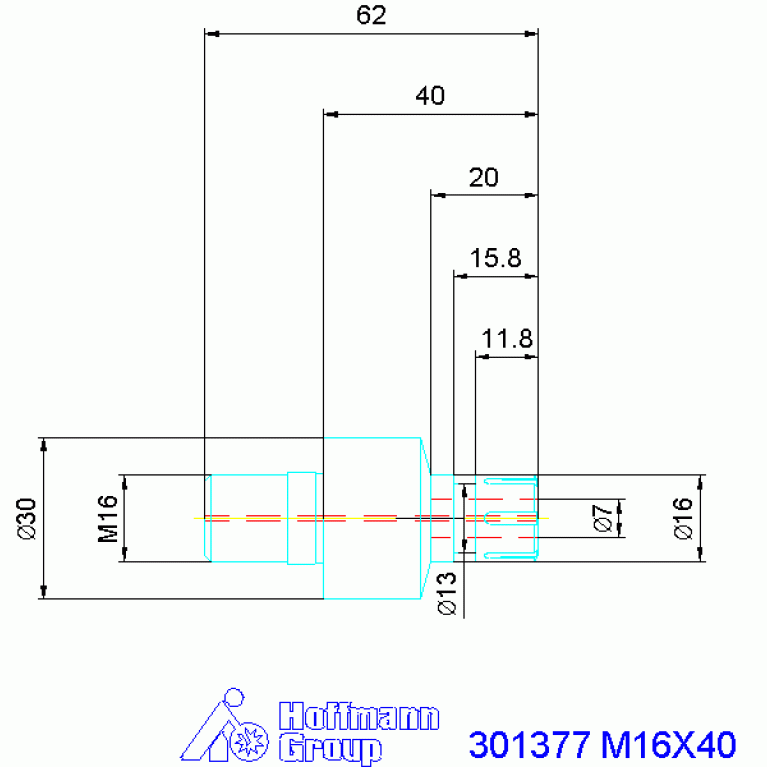301377 M16X40