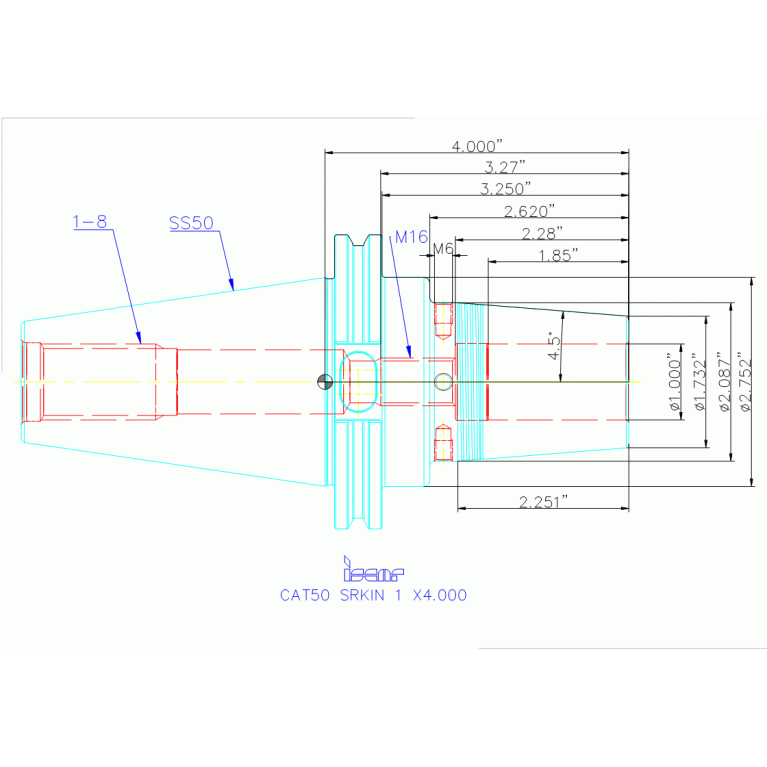 CAT50 SRKIN 1 X4.000