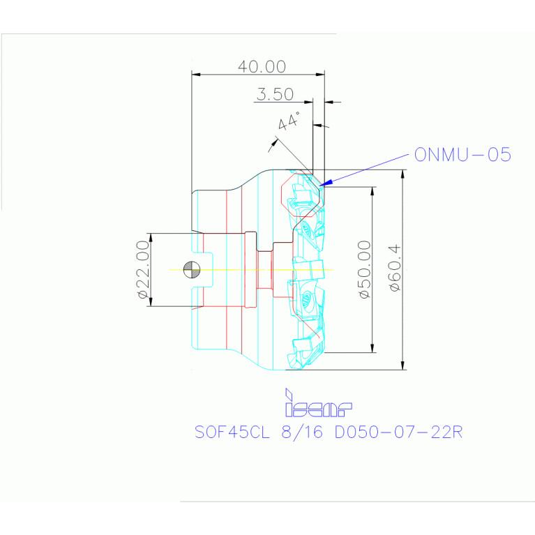 SOF45CL 8/16 D050-07-22R