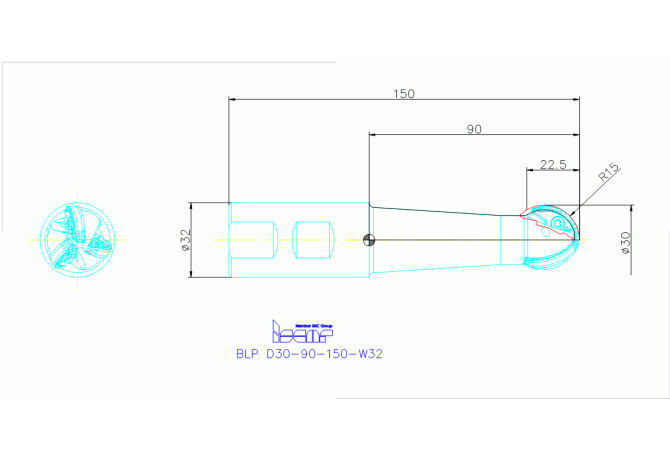 BLP D30-90-150-W32