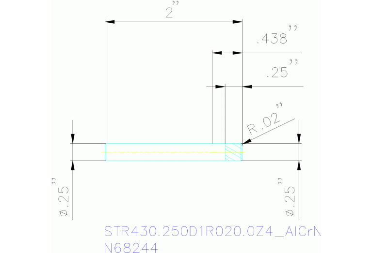 STR430.250D1R020.0Z4 ALCRN