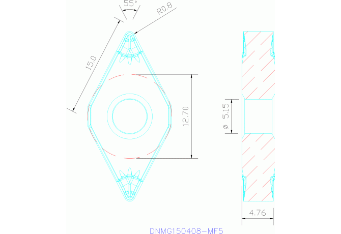 DNMG150408-MF5 TS2500