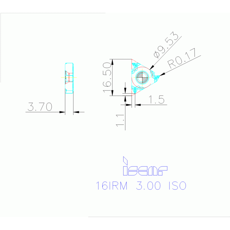 16IRM 3.00 ISO IC50M
