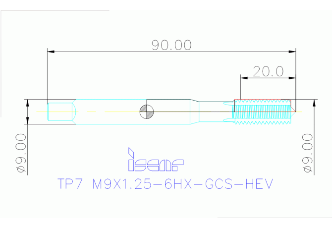 TP7 M9X1.25-6HX-GCS-HEV
