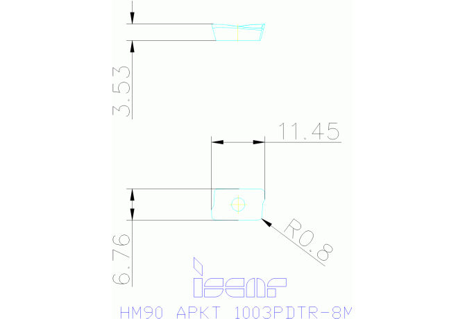 HM90 APKT 1003PDTR-8M IC910