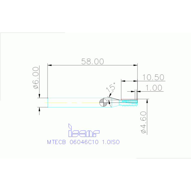 MTECB 06046C10 1.0ISO IC908