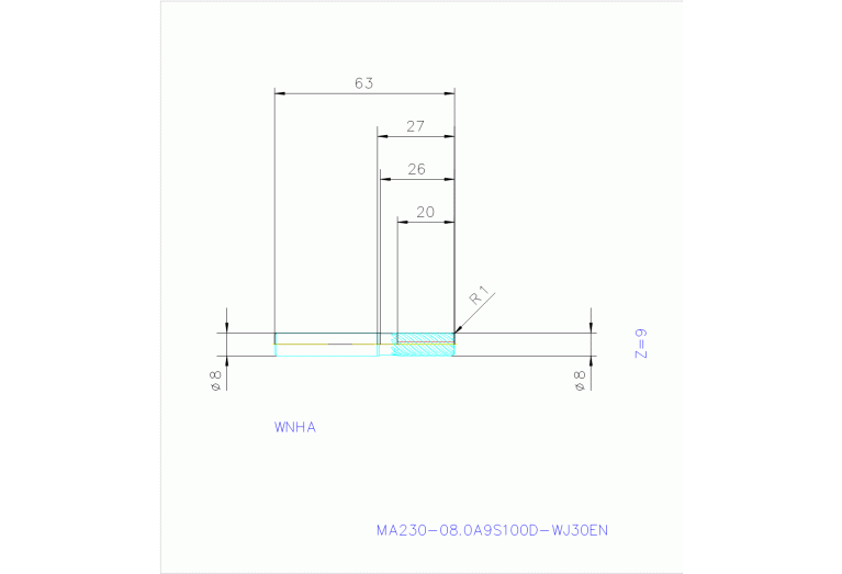 MA230-08.0A9S100D-WJ30TF