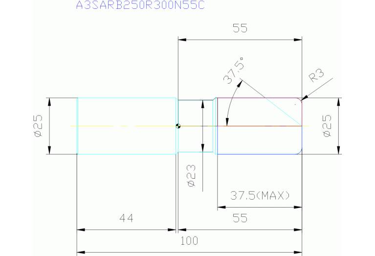 A3SARB250R300N55C