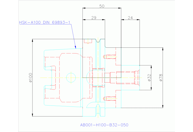 AB001-H100-B32-050