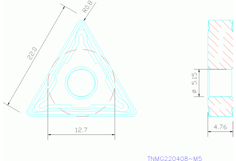 TNMG220408-M5 TP40