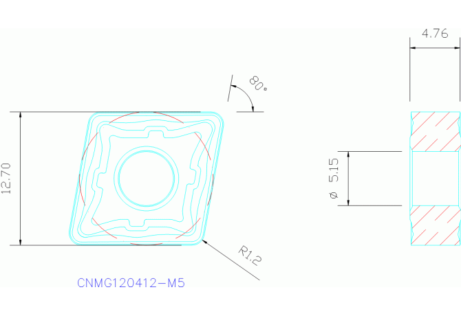 CNMG120412-M5 TM4000
