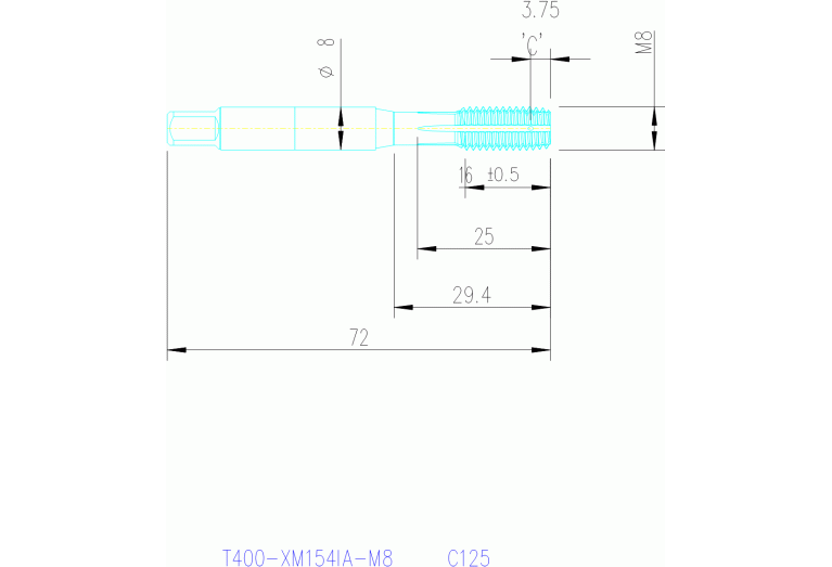 T400-XM154IA-M8 C125