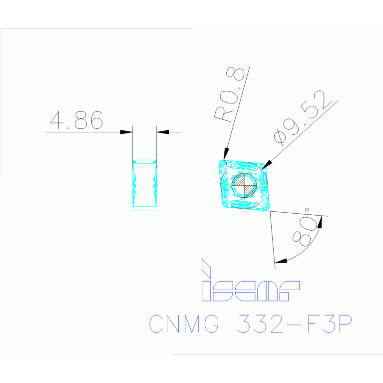 CNMG 090408-F3P IC807
