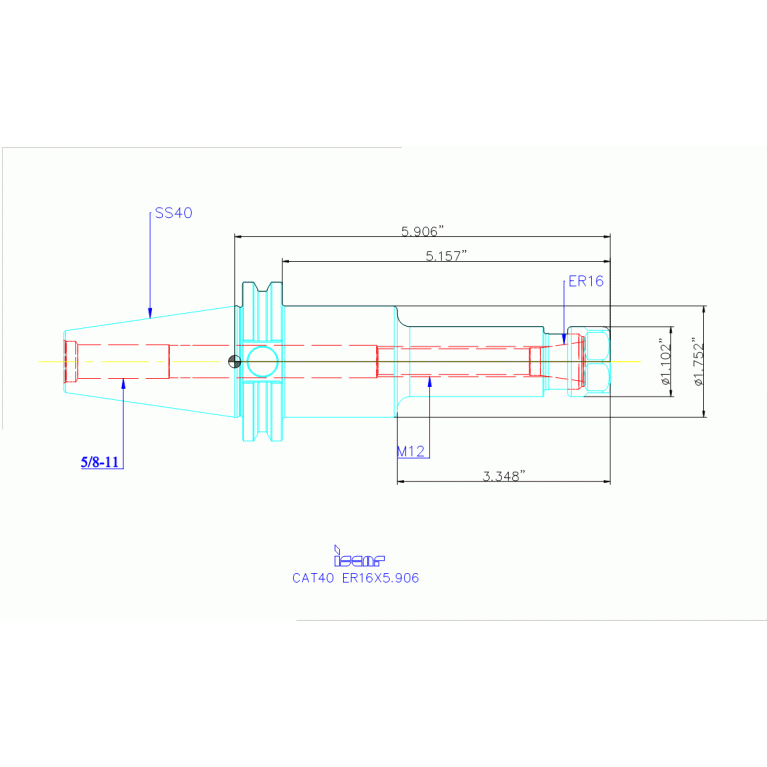 CAT40 ER16X5.906