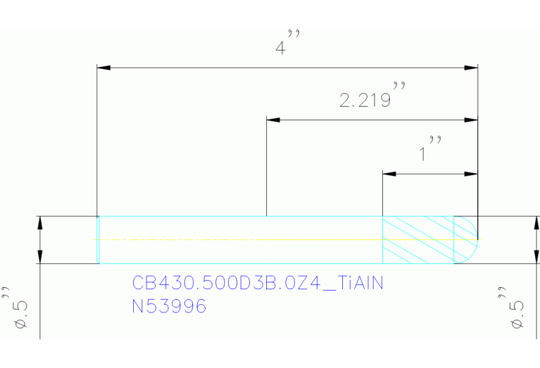 CB430.500D3B.0Z4 TIALN