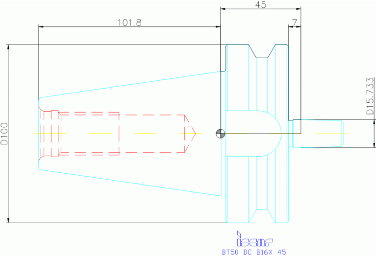 BT50 DC B16X 45