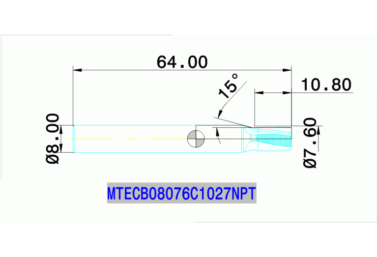 MTECB 08076C10 27NPT IN2005