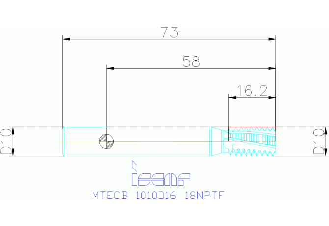 MTECB 1010D16 18NPTF IC908