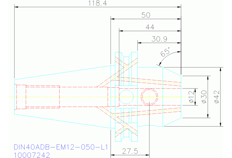 DIN40ADB-EM12-050-L1