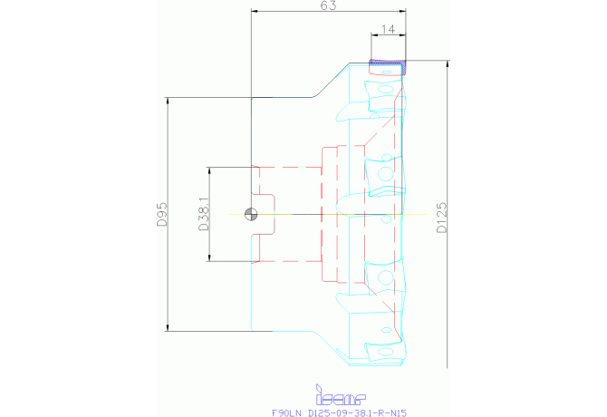 F90LN D125-09-38.10-R-N15