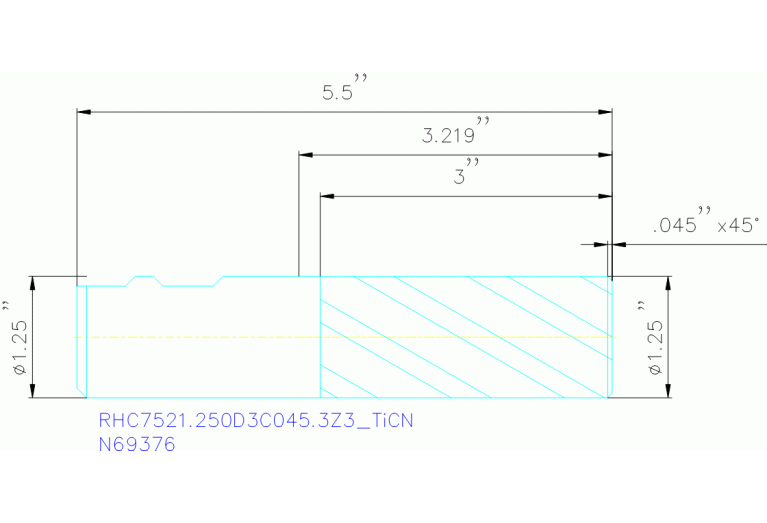 RHC7521.250D3C045.3Z3 TICN