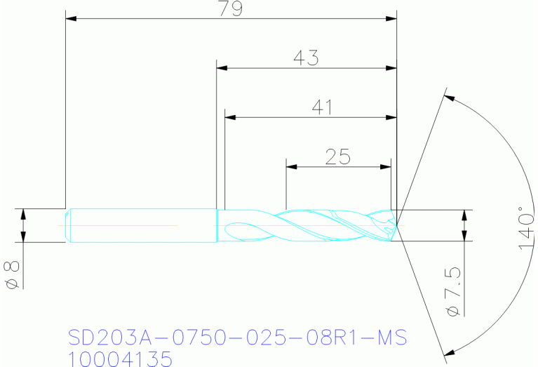 SD203A-0750-025-08R1-MS