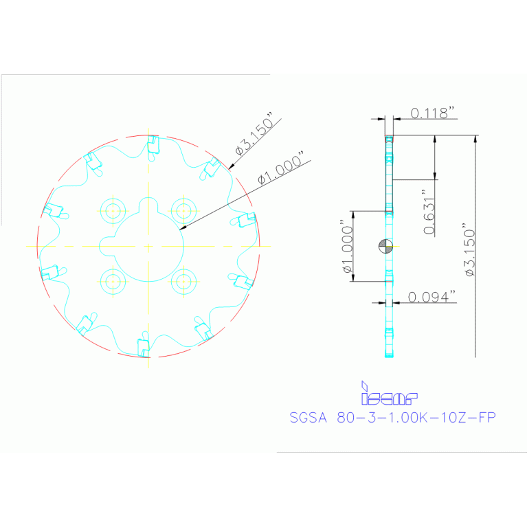 SGSA 80-3-1.00K-10Z-FP