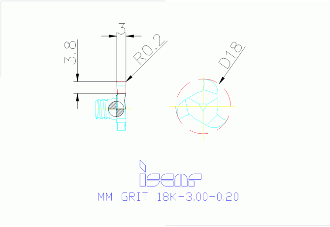 MM GRIT 18K-3.00-0.20 IC528