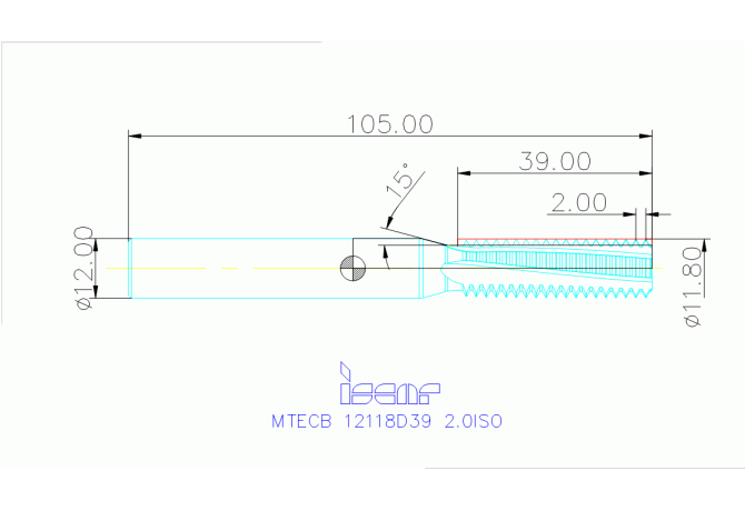 MTECB 12118D39 2.0ISO IC908