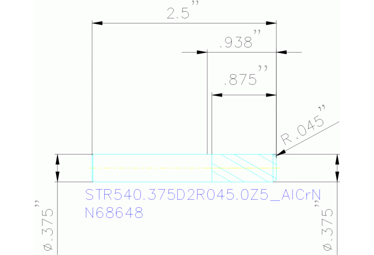 STR540.375D2R045.0Z5 ALCRN