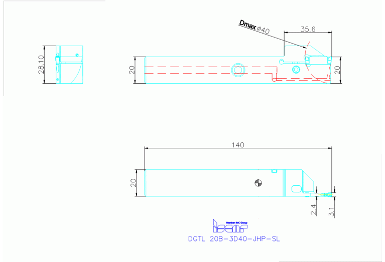DGTL 20B-3D40-JHP-SL