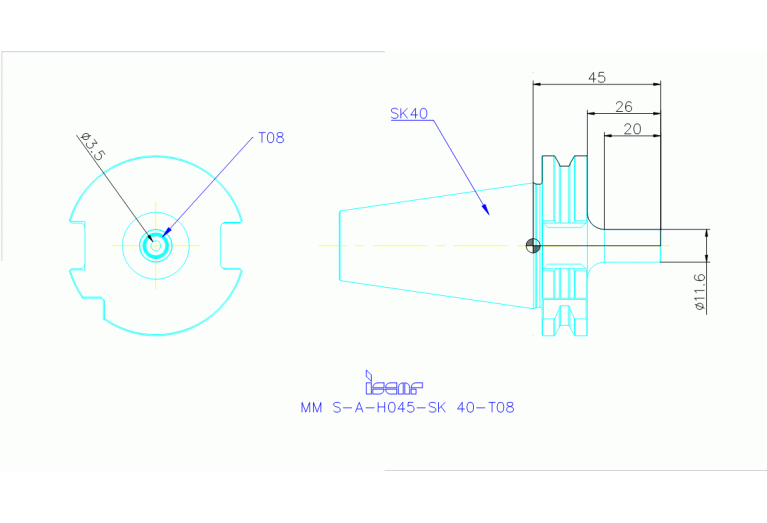 MM S-A-H045-SK 40-T08