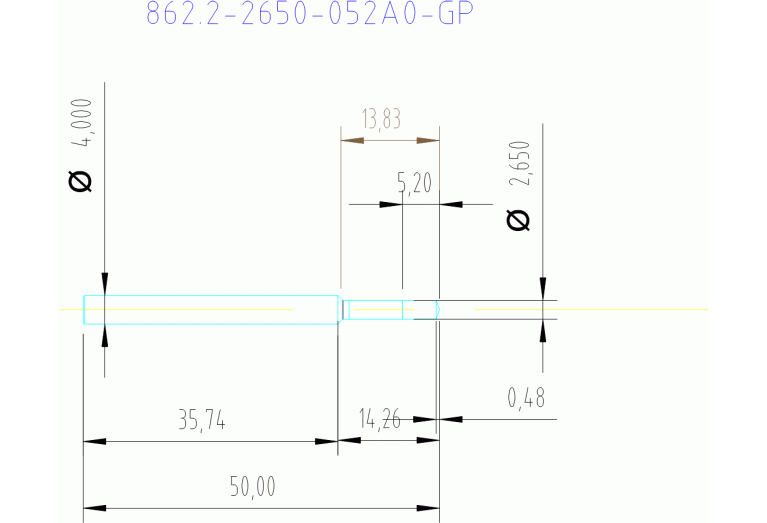 862.2-2650-052A0-GP X2BL