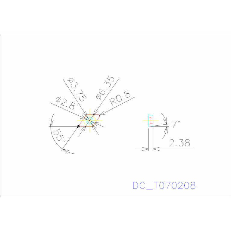 DCMT070208N-SU AC8115P
