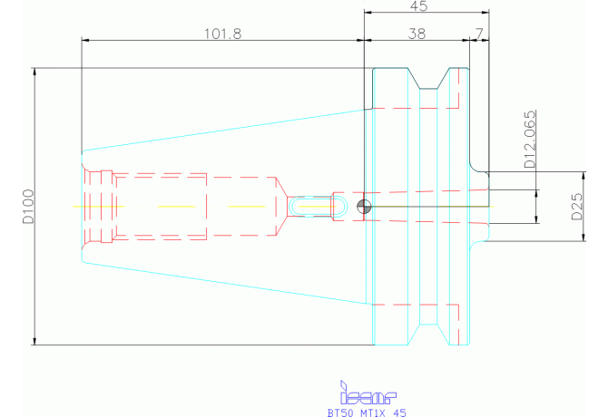 BT50 MT1X 45