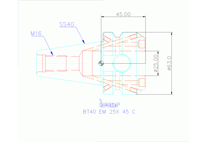 BT40 EM 25X 45 C