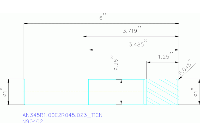 AN345R1.00E2R045.0Z3 TICN