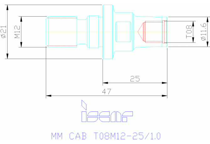 MM CAB T08M12-25/1.0