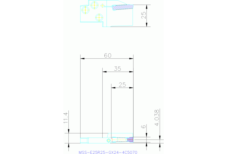 MSS-E25R25-GX24-4C70100