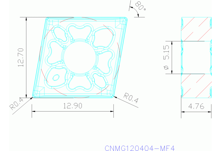 CNMG120404-MF4 CP500
