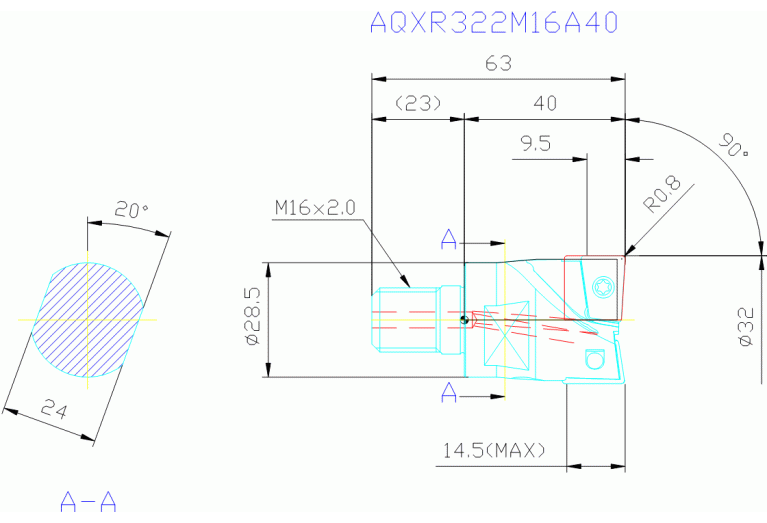 AQXR322M16A40